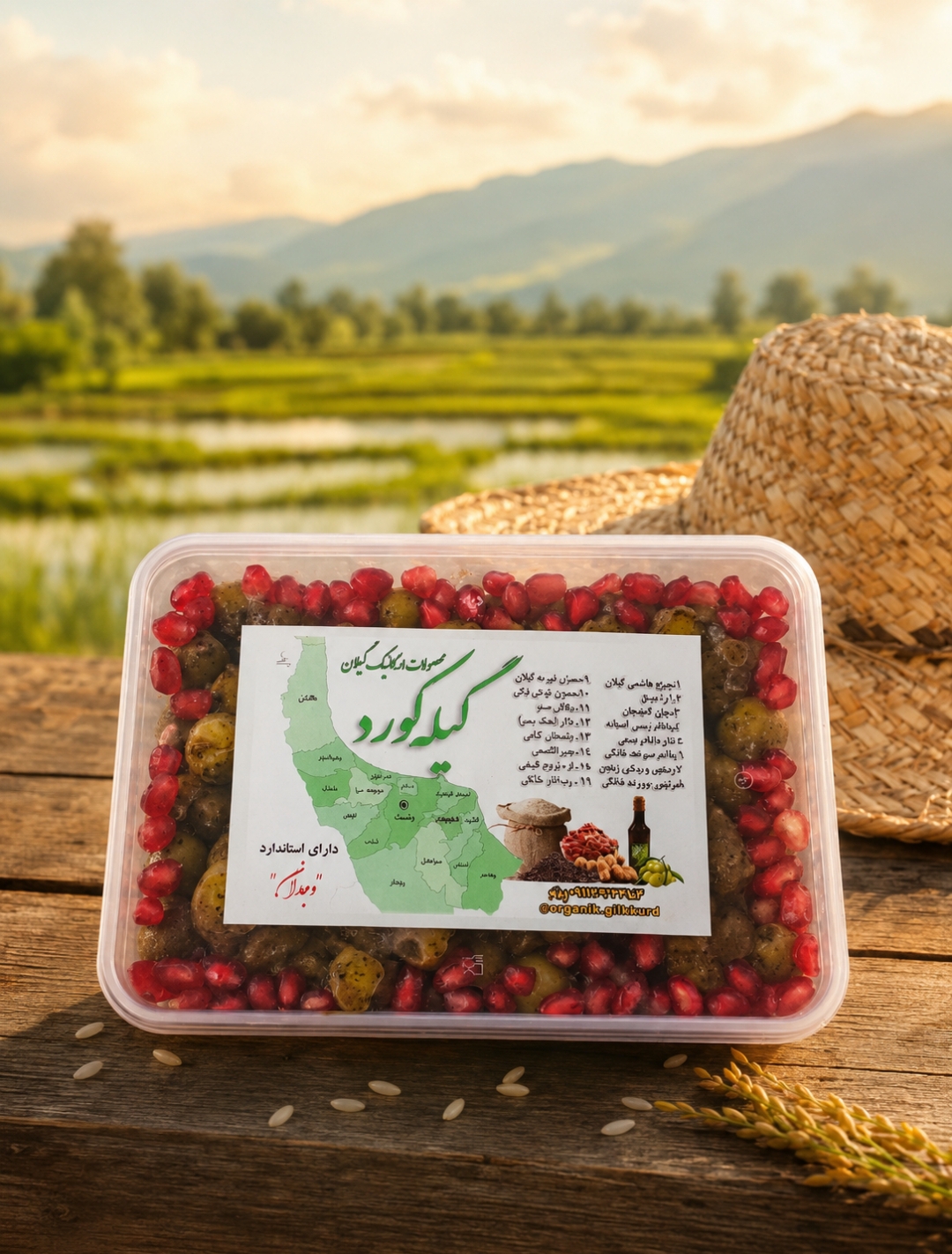 زیتون پرورده خانگی _ ظرف ۳۰۰ گرمی