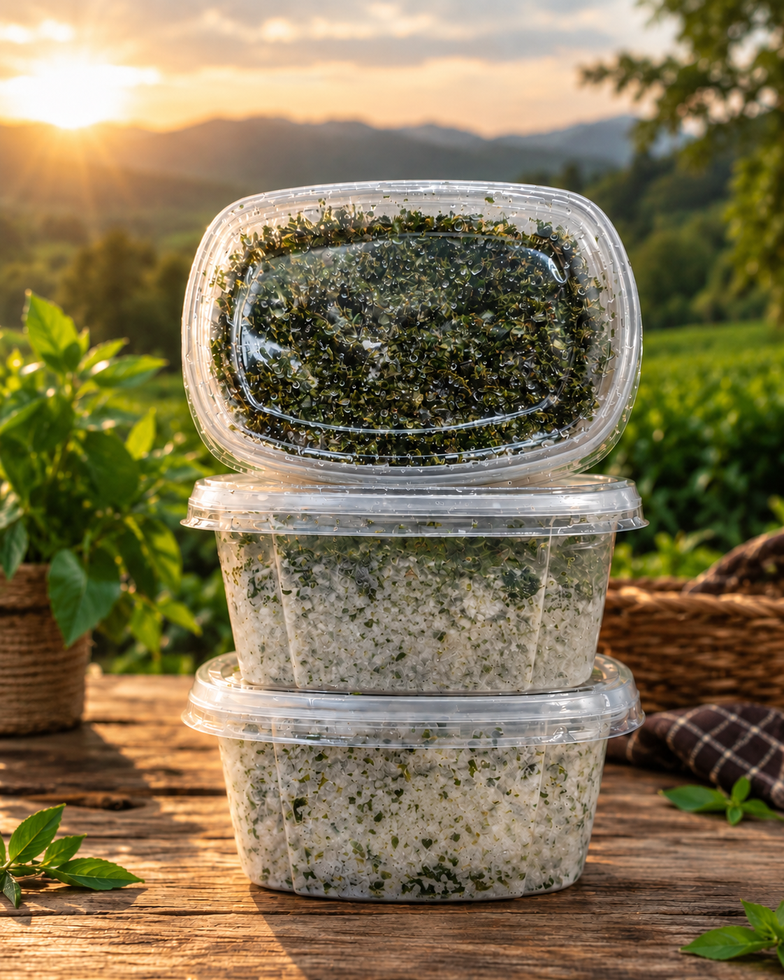 سبزی مرغ ترش و شکم پر گیلان  _ بسته ۵۰۰ گرمی