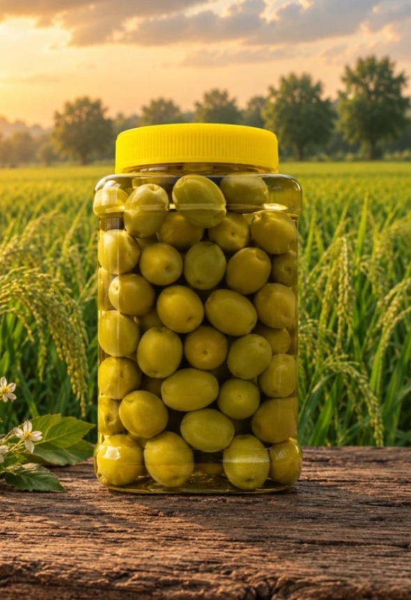 زیتون ویژه رودبار _ ظرف یک کیلو گرمی